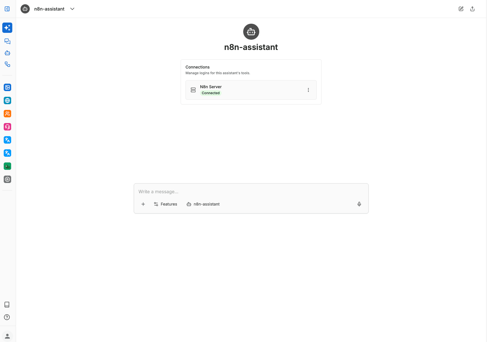 Tool-Verbindung in meinGPT prüfen