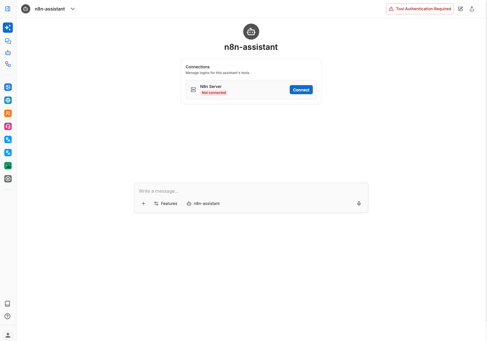 Tool-Authentifizierung erforderlich in meinGPT